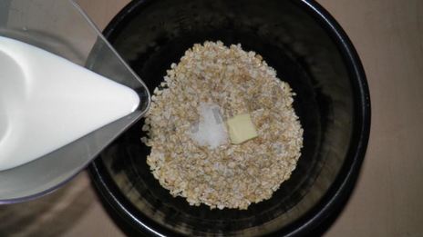 каша овсяная в мультиварке на молоке