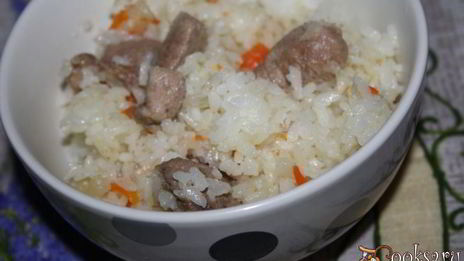 каша рисовая с индейкой