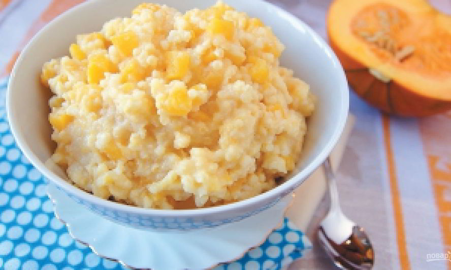 Рецепт каша с тыквой