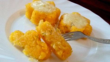 итальянская кукурузная полента с сыром