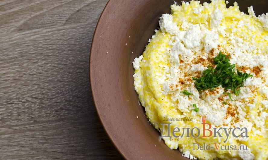 Рецепт кукурузная каша на сметане и сливках