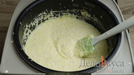 кукурузная каша на сметане и сливках