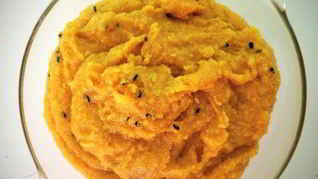 Кукурузная каша с апельсином и имбирем