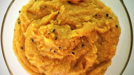 кукурузная каша с апельсином и имбирем