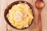 Кукурузная каша с бананом