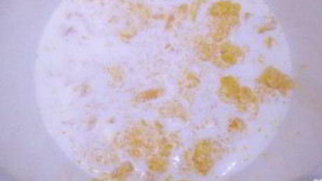 кукурузная каша с бананом