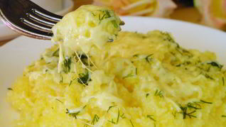 Кукурузная каша с сыром