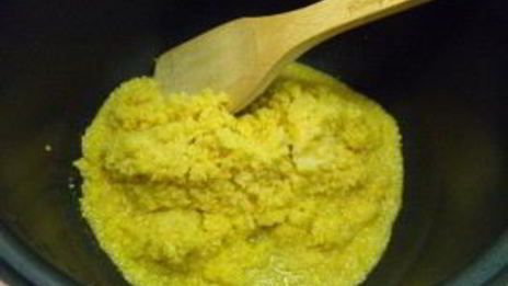 кукурузная каша с сыром