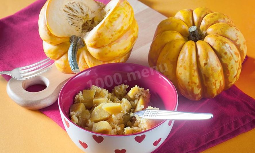 Рецепт кукурузная каша с тыквой на воде
