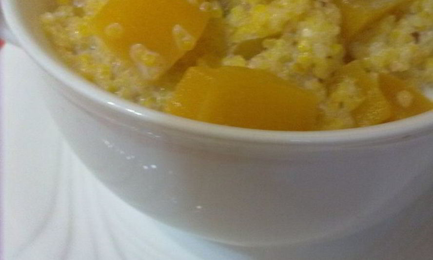 Рецепт кукурузная каша с тыквой