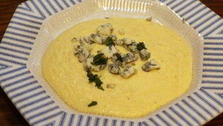 Полента с горгонзолой