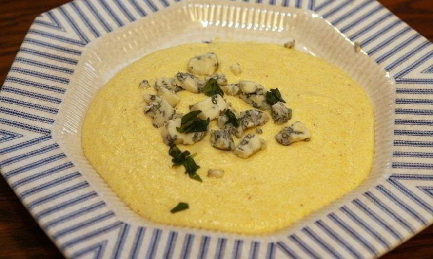 Рецепт полента с горгонзолой