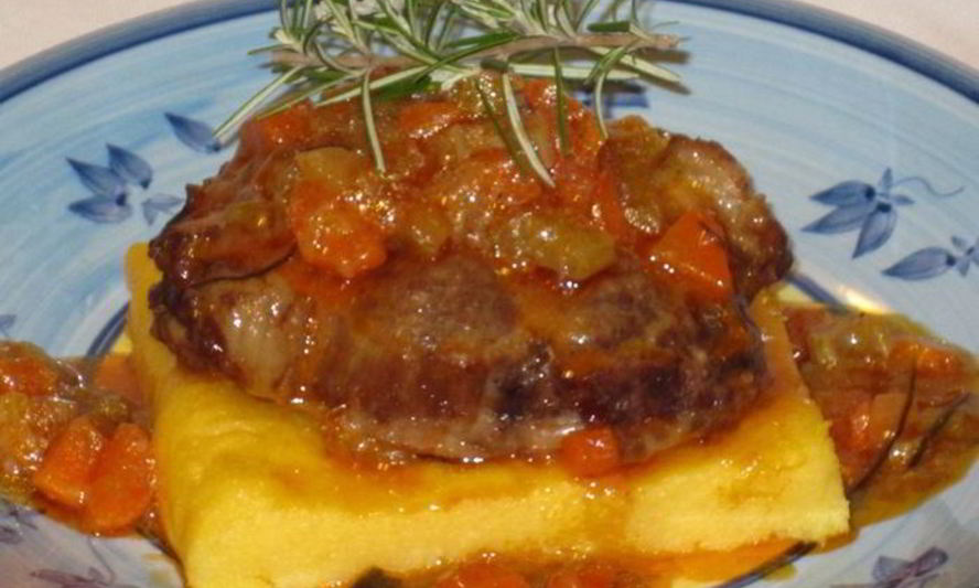 Рецепт полента с мясным рагу