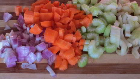 полента с мясным рагу