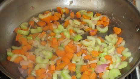 полента с мясным рагу