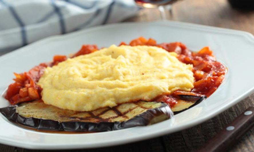 Рецепт полента с овощами