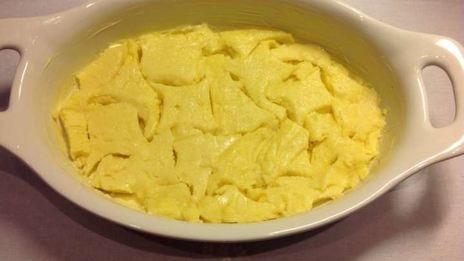 полента с сыром и помидорами