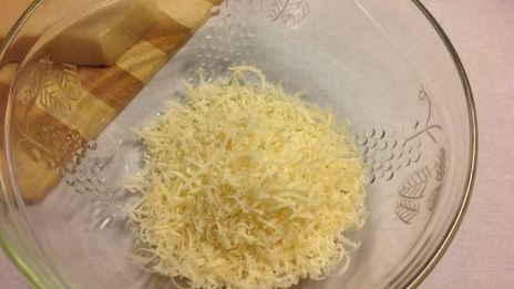 полента с сыром и помидорами