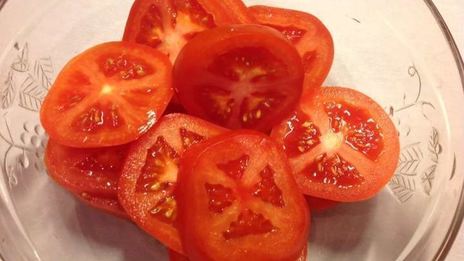 полента с сыром и помидорами