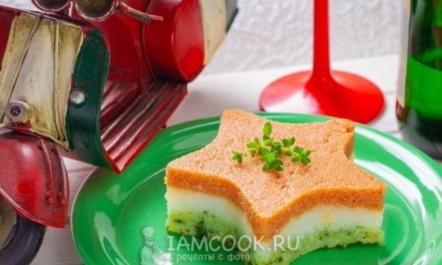 Рецепт разноцветная полента