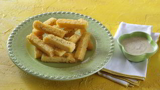 Запеченная полента из пшена