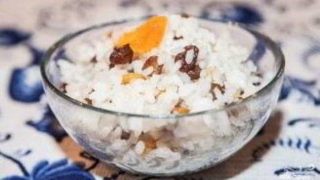 кутья из риса с изюмом