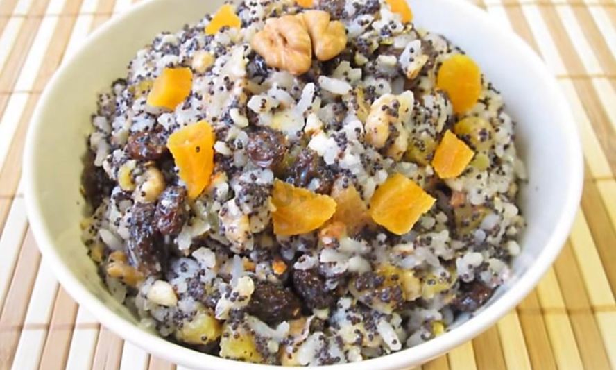 Рецепт кутья на рождество из риса с изюмом