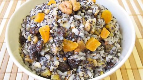 кутья на рождество из риса с изюмом