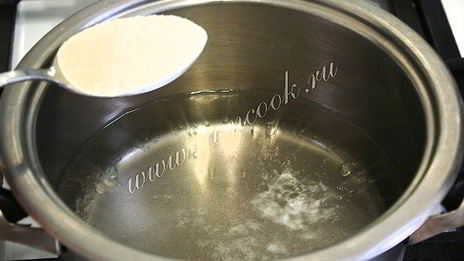 манная каша на воде