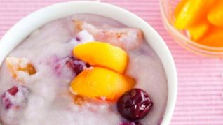 Манная каша с фруктами в мультиварке