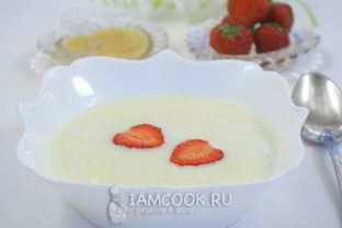 Манная каша в мультиварке