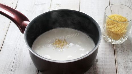 молочная каша с вермишелью вермишелевая