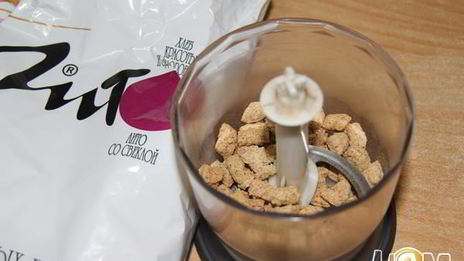 мясная каша с отрубями