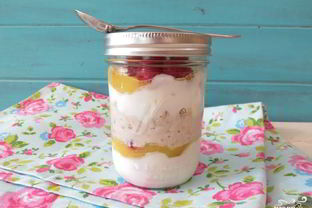 Ленивая овсянка на кефире