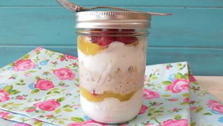 Ленивая овсянка на кефире