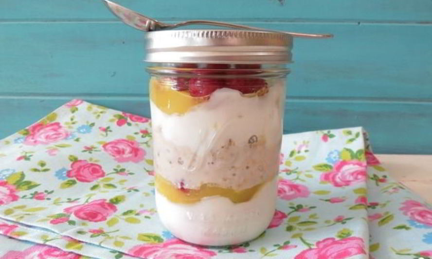 Рецепт ленивая овсянка на кефире