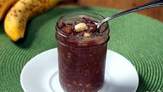 Ленивая овсянка на воде