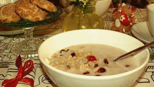 Овсяная каша на кокосовом молоке