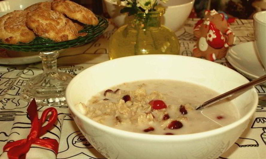 Рецепт овсяная каша на кокосовом молоке