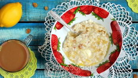 овсяная каша на молоке