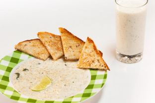 Овсяная каша на мятном молоке