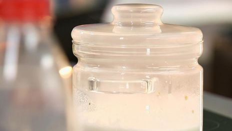 овсяная каша на мятном молоке