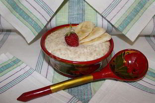 Овсяная каша с бананом