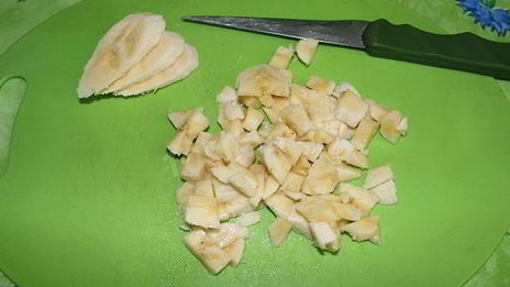 овсяная каша с бананом