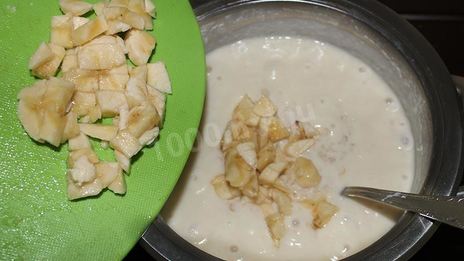 овсяная каша с бананом