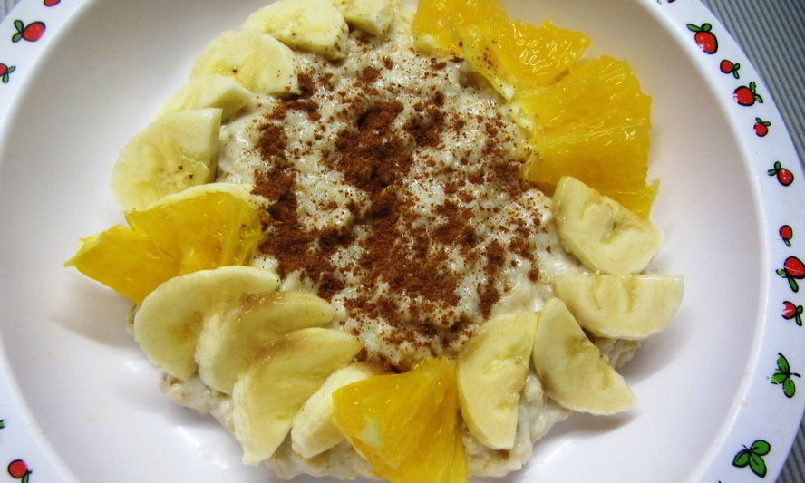 Рецепт овсяная каша с корицей