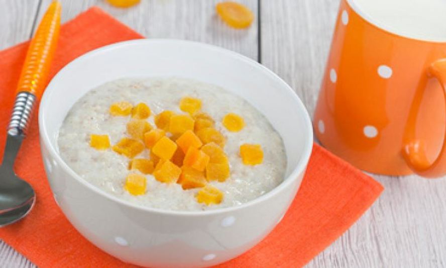 Рецепт овсяная каша с курагой