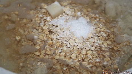 овсяная каша с курочкой и топленым сливочным маслом