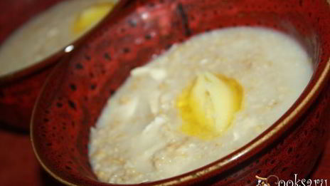 овсяная каша с курочкой и топленым сливочным маслом