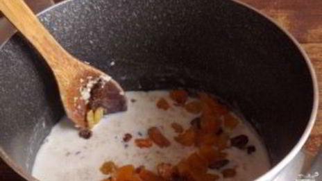 овсяная каша с сухофруктами